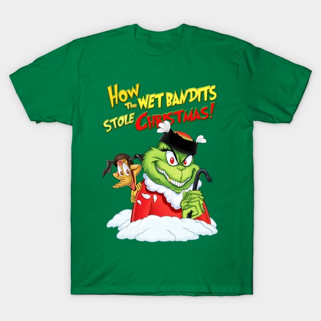 How The Wet Bandits Stole Christmas! T-Shirt by Scud"